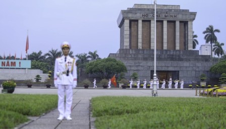 Morning activities in Hanoi city